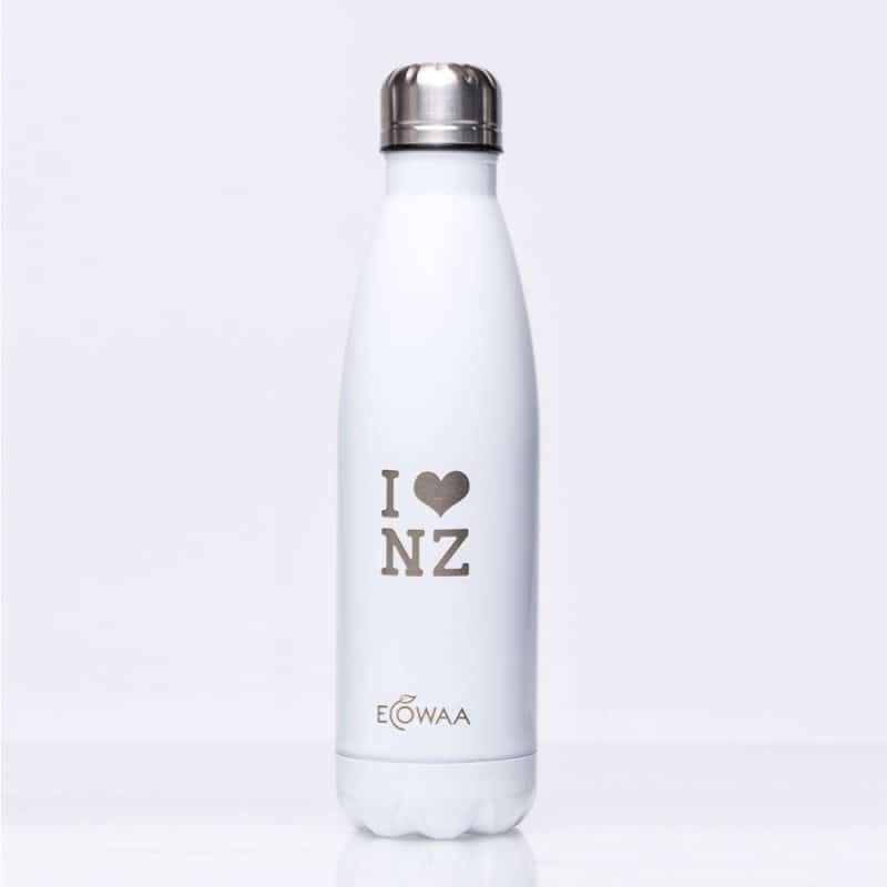 ecowaa-i-luv-nz-stainless-steel-water-bottle-white