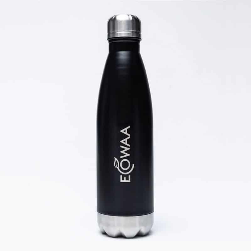 ecowaa-jet-black-stainless-steel-resuable-water-bottle-1
